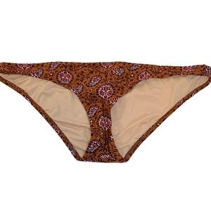 MADEWELL Low Rise Bikini Swim Bottoms Size XL NWT